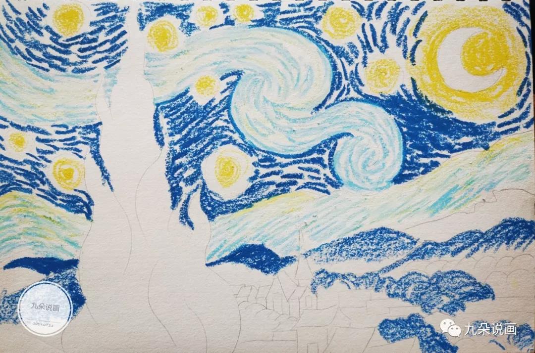 梵高作品《星空》-图5