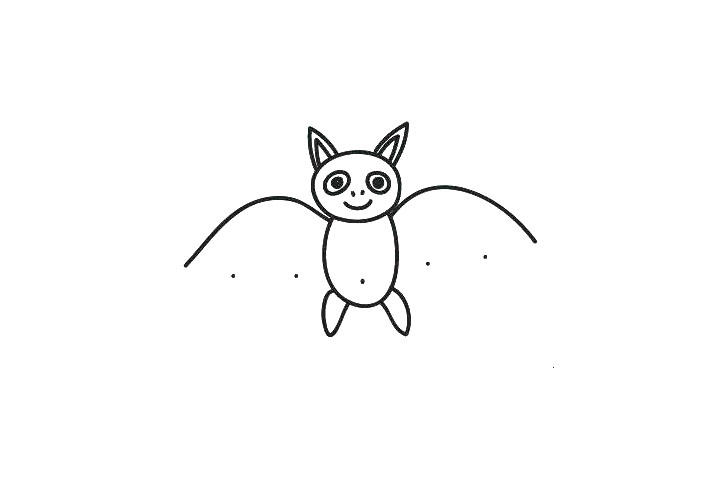 蝙蝠的画法-图3