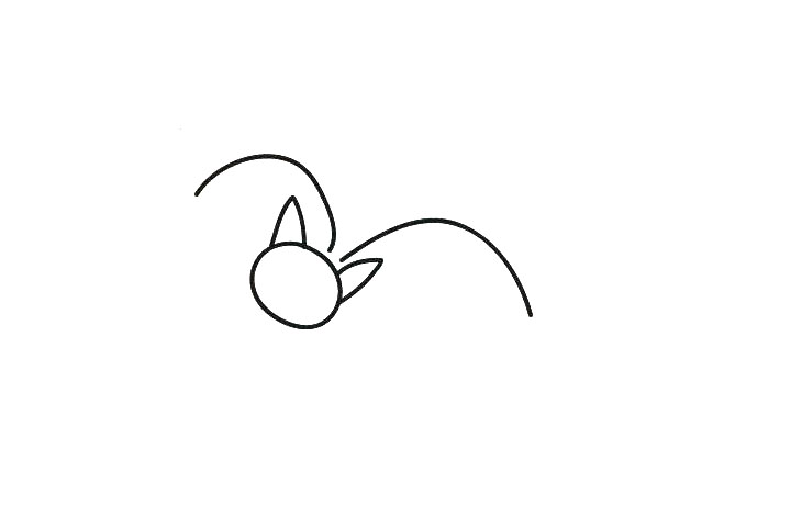 飞翔的蝙蝠简笔画-图2