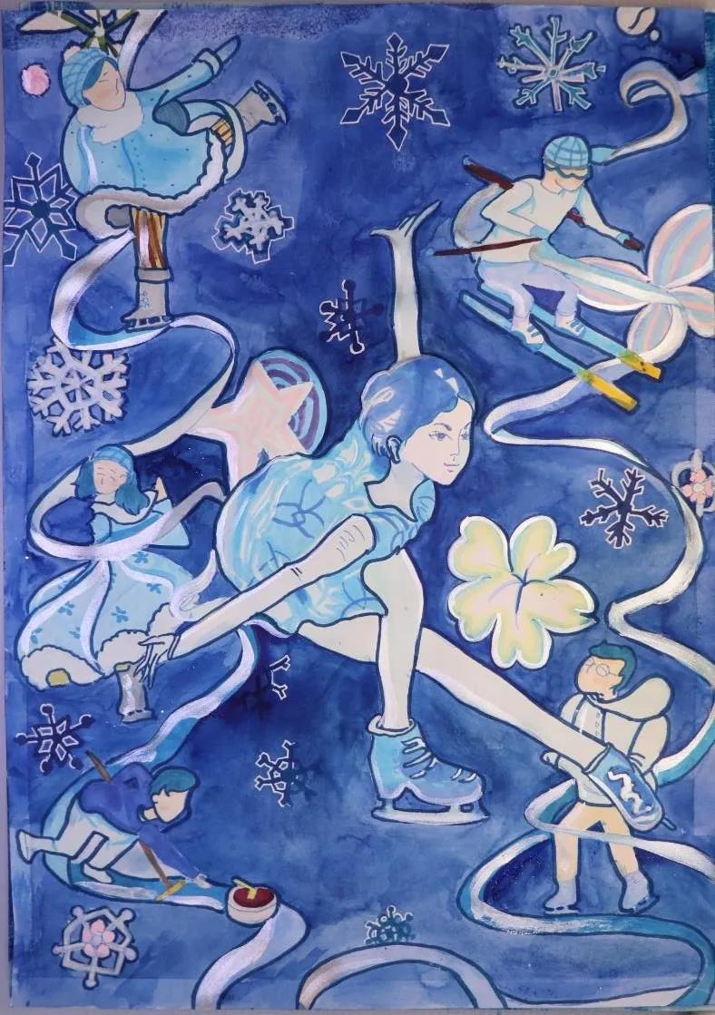 北京冬奥会儿童画竖版-图4