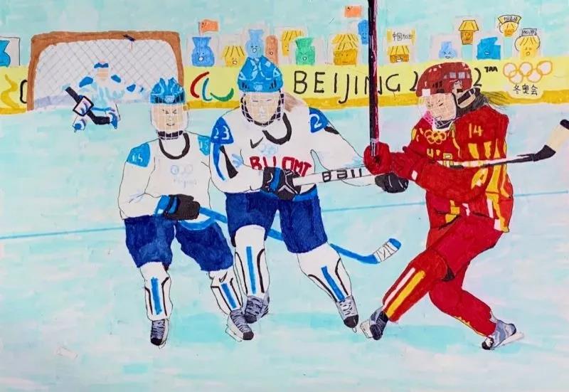 “激情冬奥，北京加油”主题绘画-图6