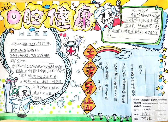 全国爱牙日小学生手抄报-图4