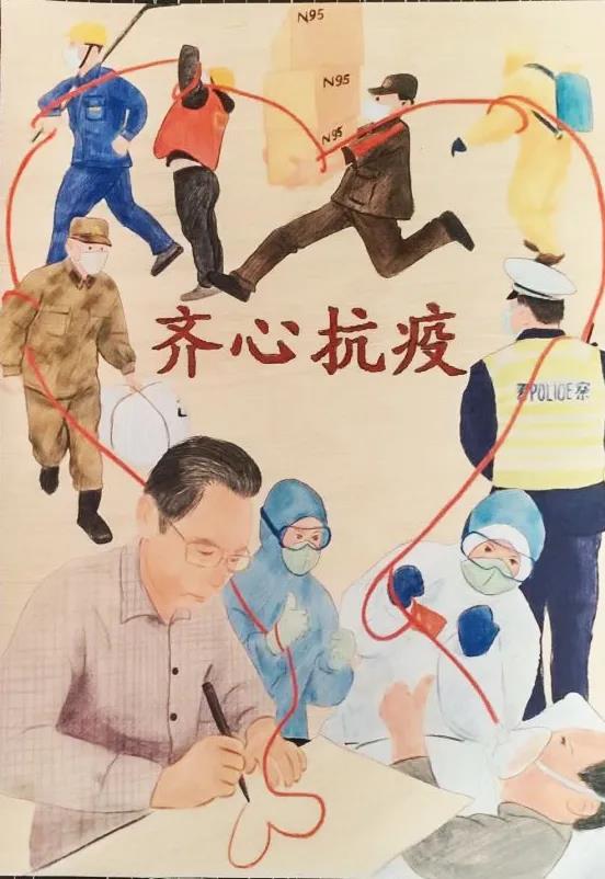 最美逆行者画画图片-图4