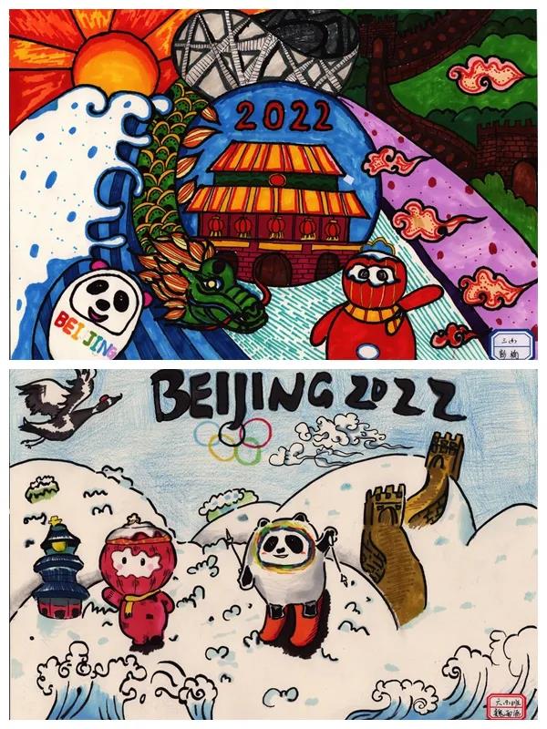 2022北京冬奥会儿童绘画-图4