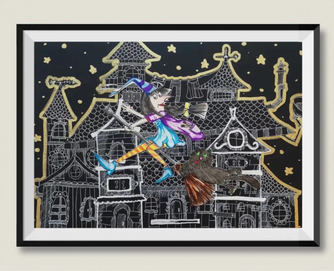 女巫温妮儿童绘画作品-图4