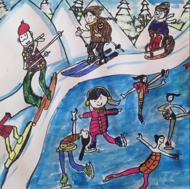 2022冬奥会手绘图片-图4