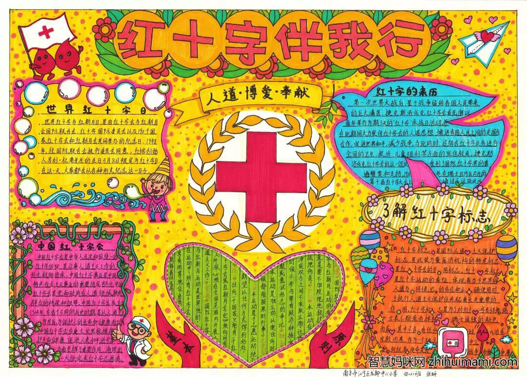 红十字主题手抄报优秀作品-图2