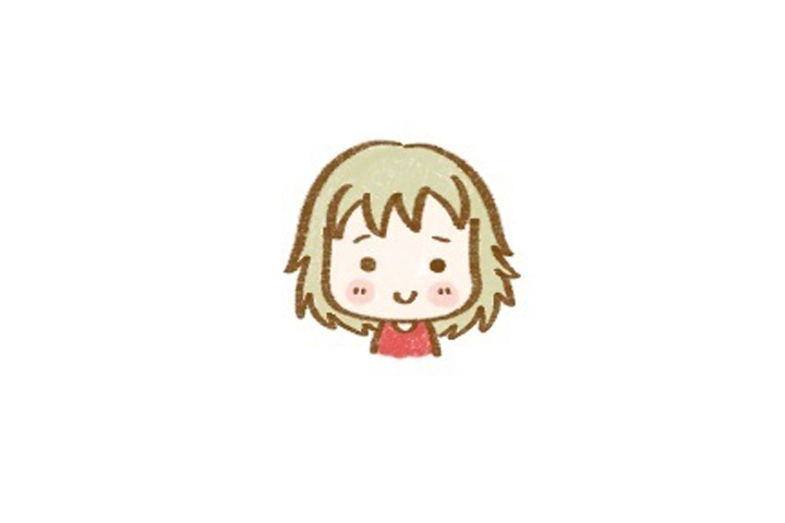 调皮的小女孩简笔画