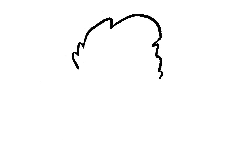 《Baby Boss》简笔画步骤-图1