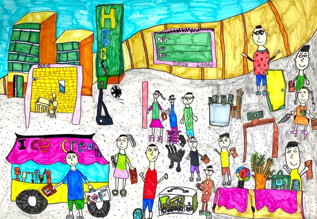 步骤1：《我们的义卖会》  一年一度杭校义卖会开始啦！一个属于我们自己的舞台，我们既是小顾客，也是小小售货员！