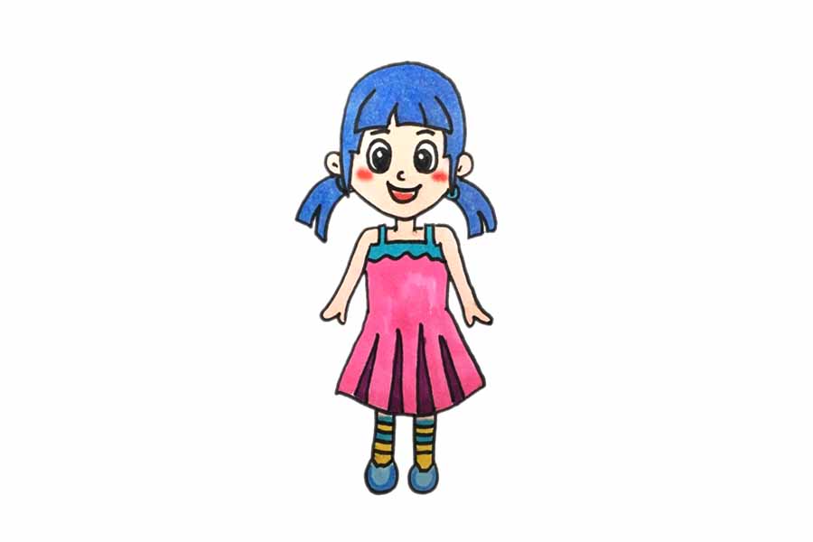 夏林果简笔画画法步骤