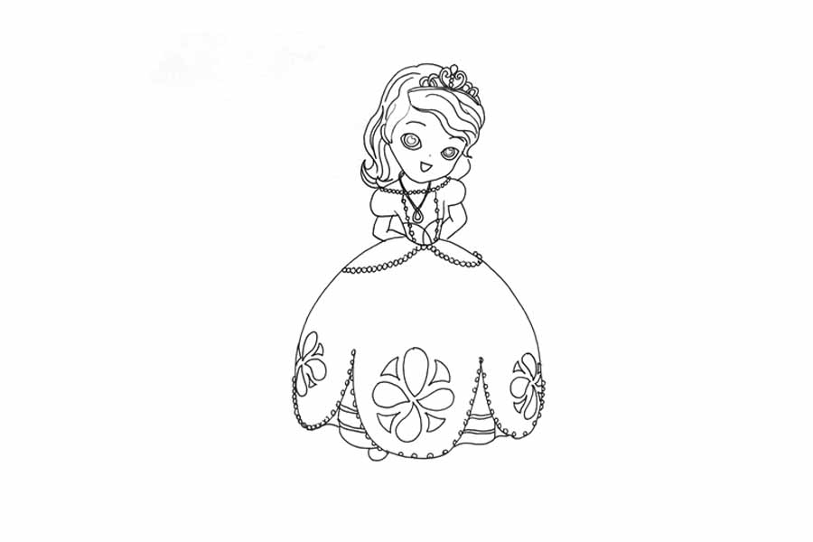 索菲亚公主怎么画-图7