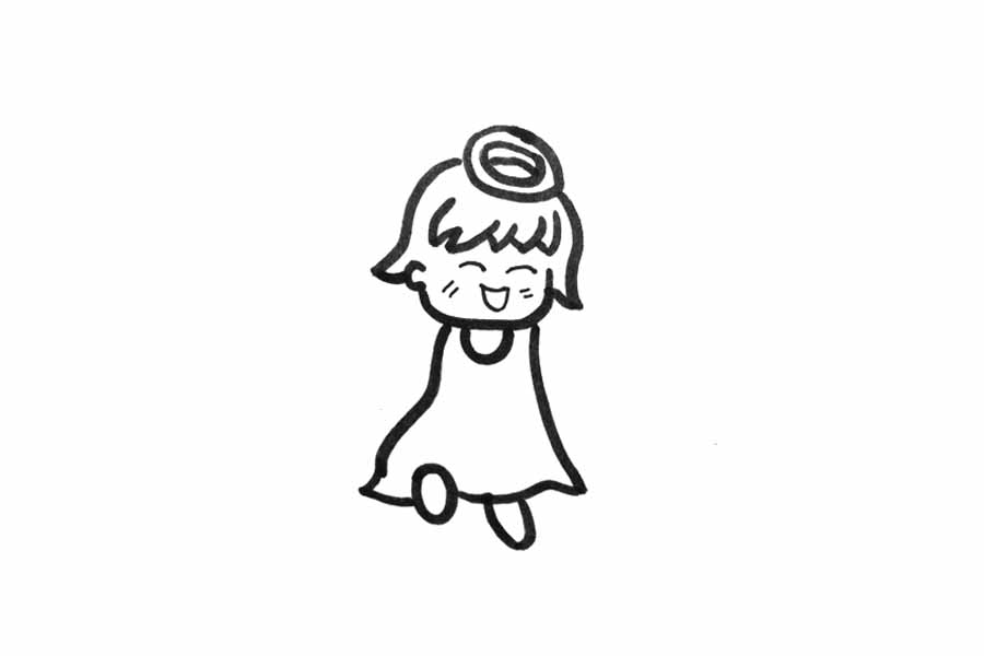 简单的小天使怎么画-图3