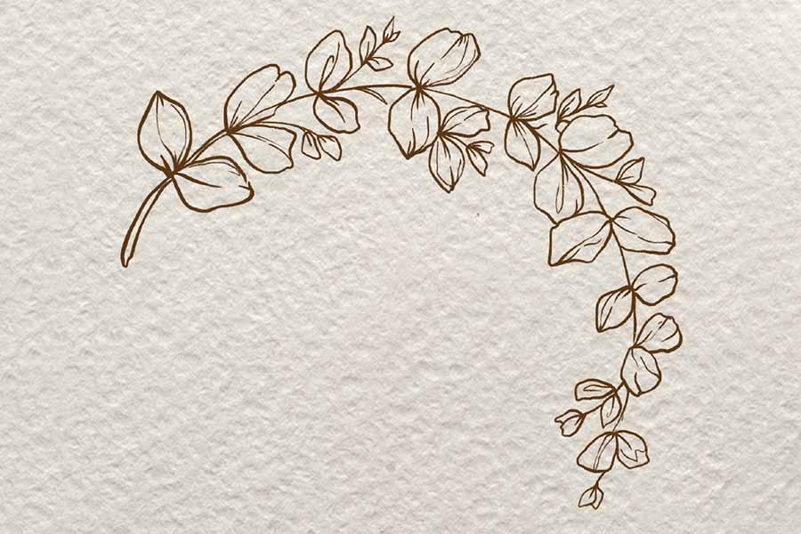 小树枝简笔画画法步骤-图6