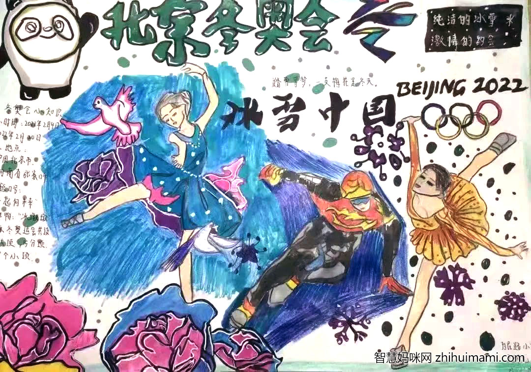 北京冬奥会手抄报简单又漂亮-图4