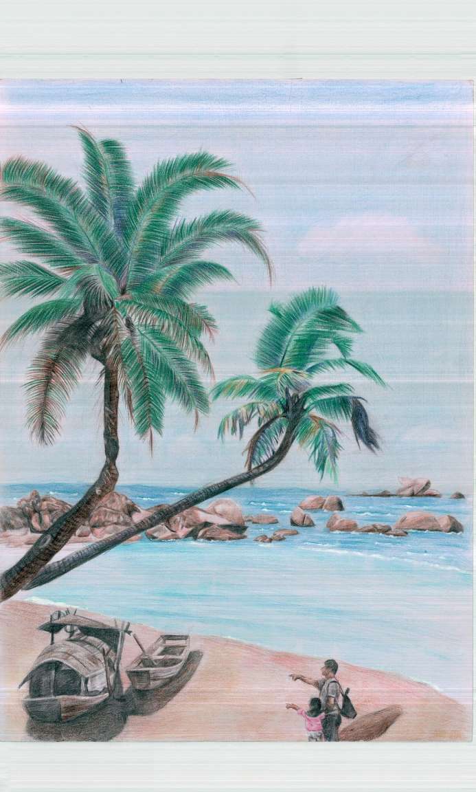 步骤1：椰风海韵