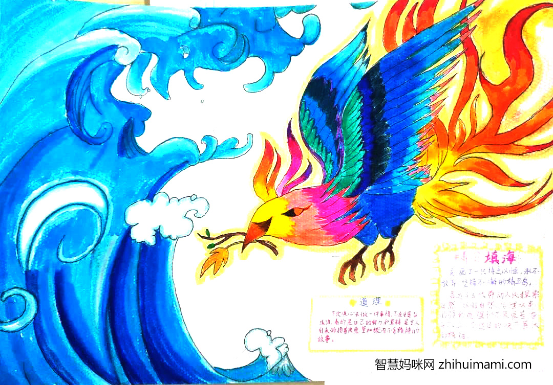 中国神话故事手抄报绘画-图2