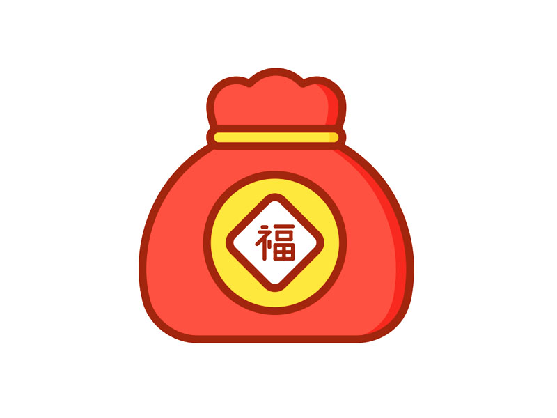 6种中国春节福袋的画法-图2