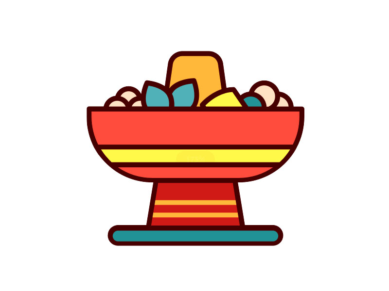 步骤4：火锅简笔画