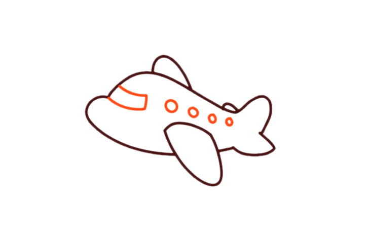 飞机怎么画简单可爱-图3