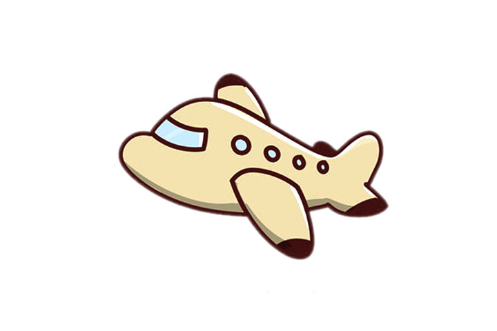 飞机怎么画简单可爱