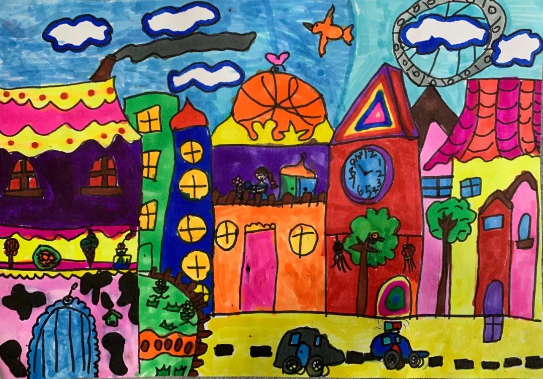 美丽的家乡绘画图片-图2