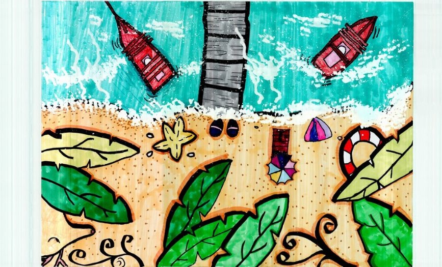 步骤1：碧波之晨