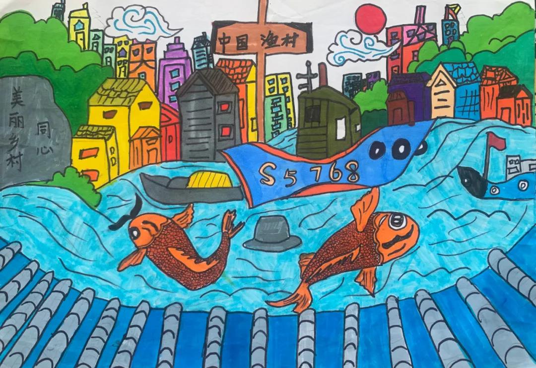 我爱家乡主题画画图片-图6