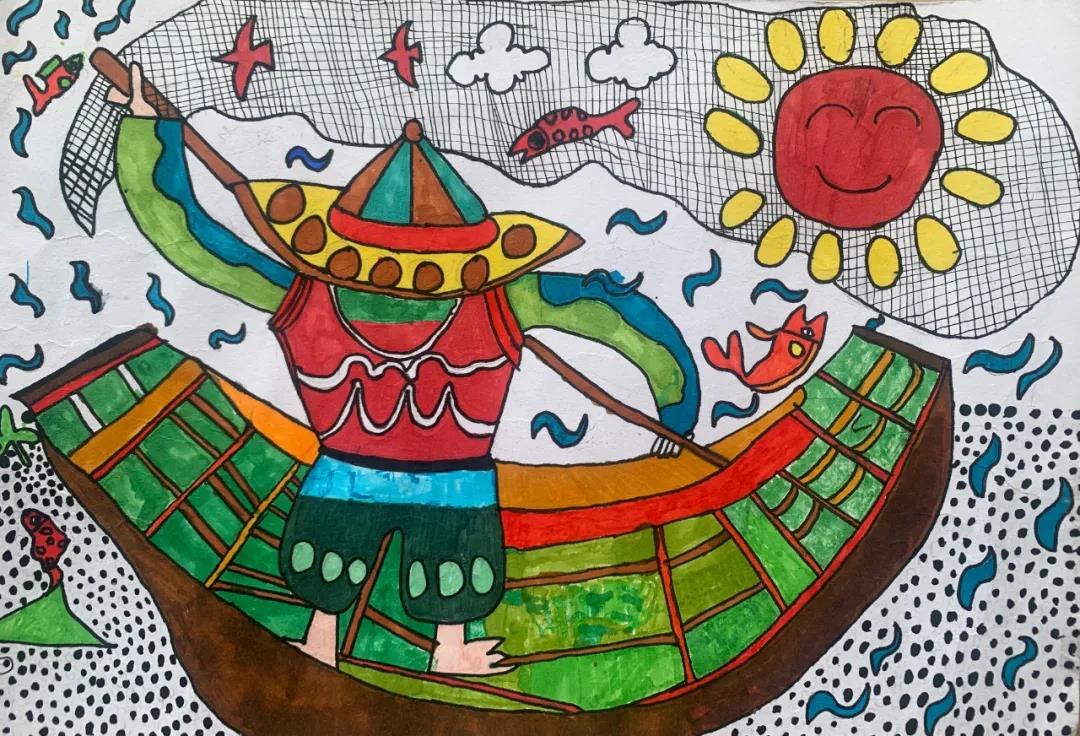 我爱家乡主题画画图片-图7