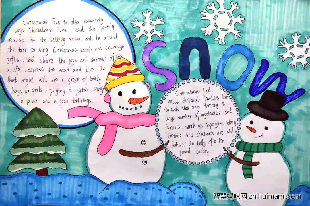 圣诞节英语手抄报简单又漂亮-图3