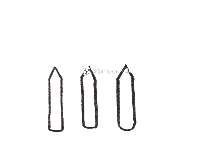 彩笔搭建的美丽花园简笔画画法-图3