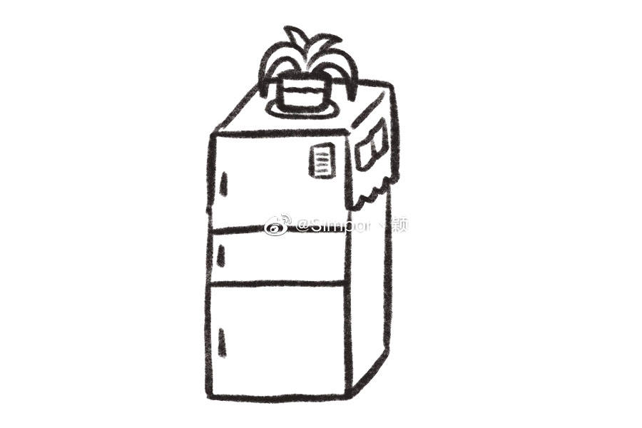 如何画冰箱-图4