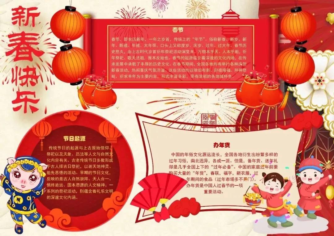 小年的来历及习俗（附手抄报模板）-图1