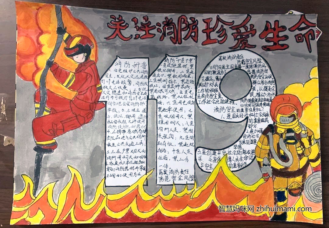 小学生寒假消防安全知识手抄报-图6