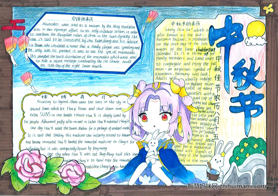 中国传统节日文化英语手抄报图片-图3