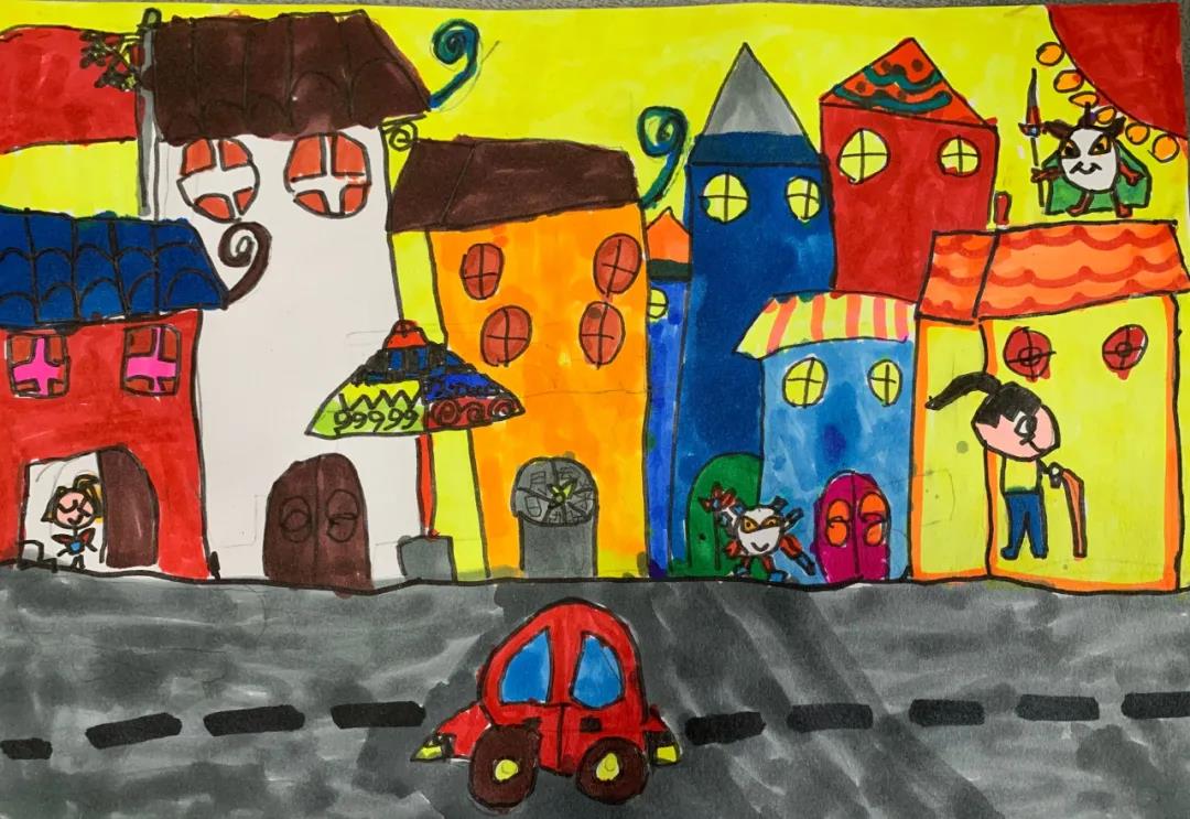 我爱我的家乡主题画-图5