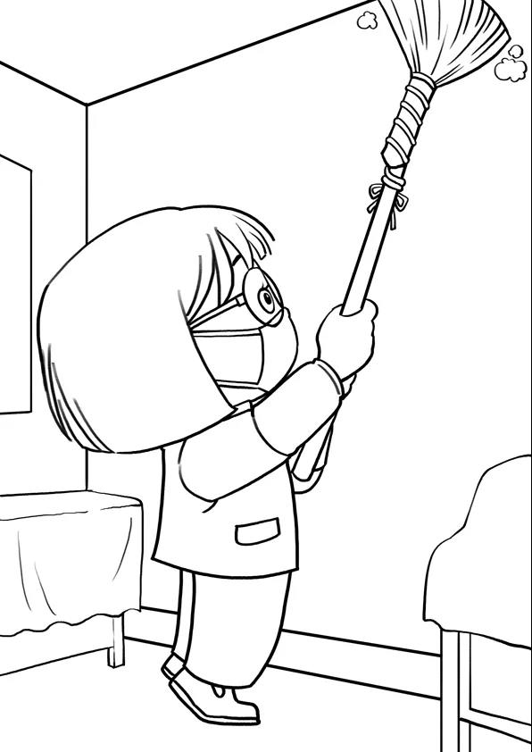 步骤2：接着我们对画面进行勾线。