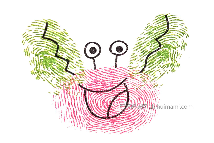 步骤4：再画出会突出泡泡的大嘴巴。