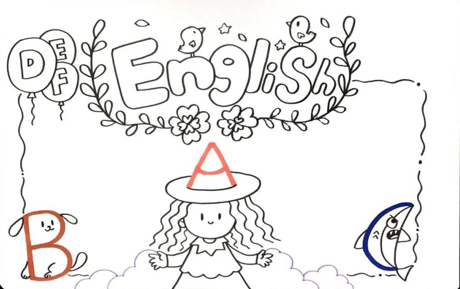 英语学科手抄报漂亮好画-图4