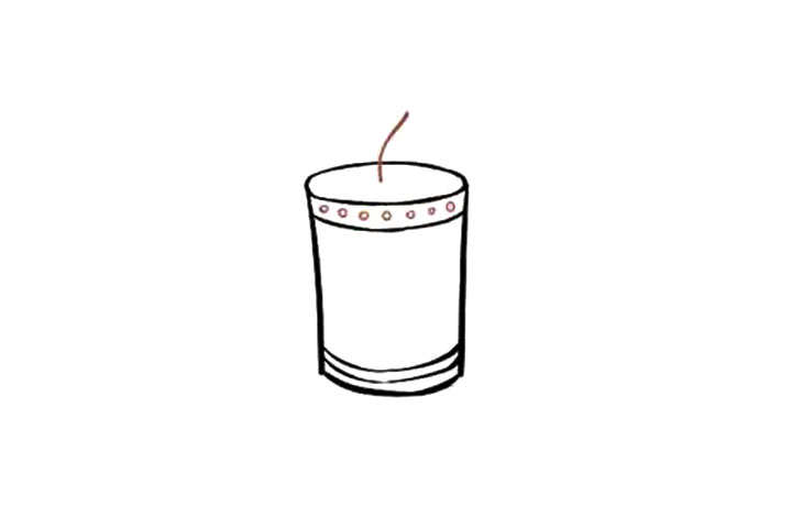 春节喜庆元素炮仗简笔画画法-图4