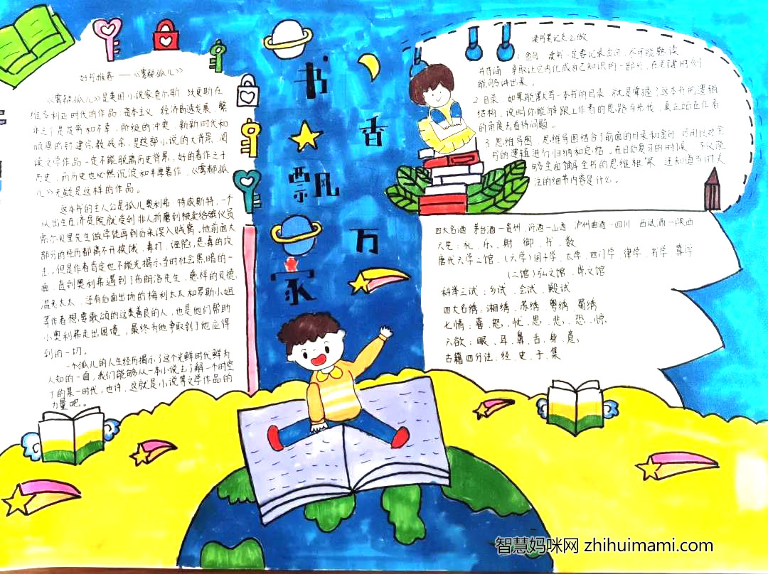 阅读经典-文学主题手抄报图片-图7