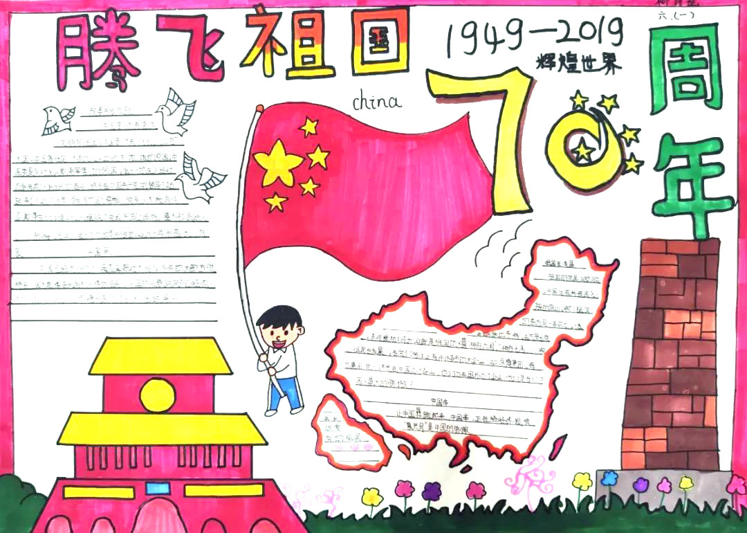 腾飞的祖国手抄报图片-图4