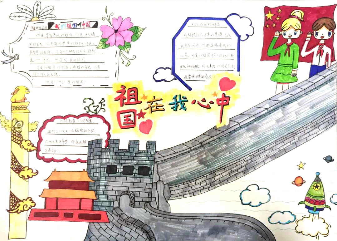 五年级辉煌70年手抄报图片-图5