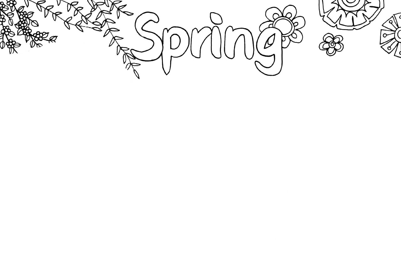 春天英语手抄报怎么画-图2