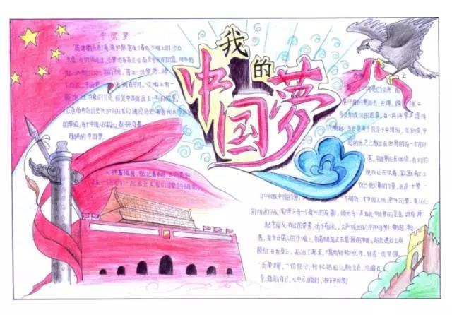 “弘扬法治精神，共筑中国梦”主体手抄报-图1