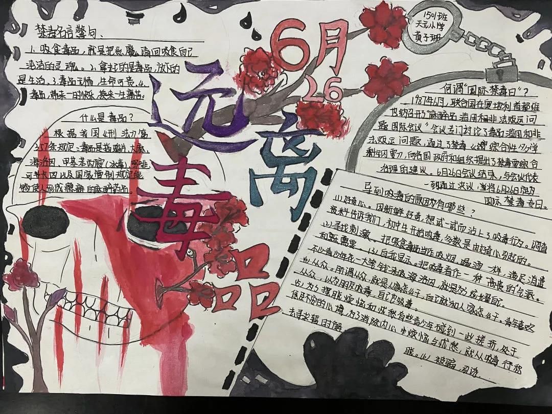 5张关于毒品预防的手抄报-图4