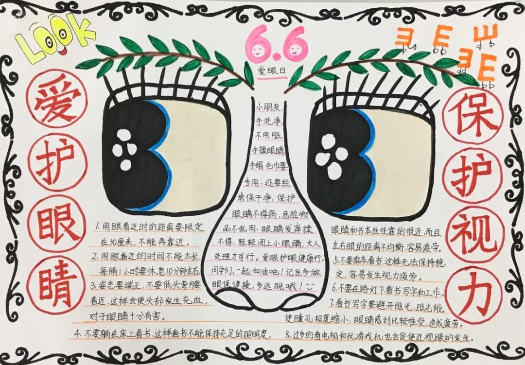 五年级爱眼护眼手抄报（9张）-图4
