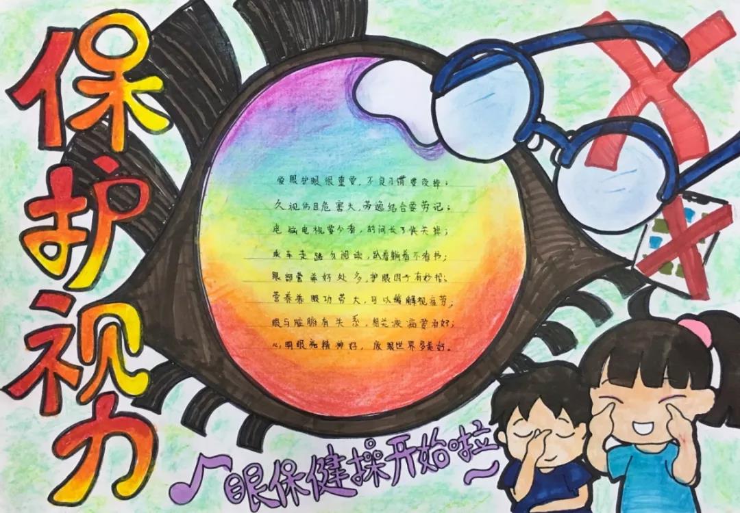 关于眼保健操的手抄报怎么画-图2