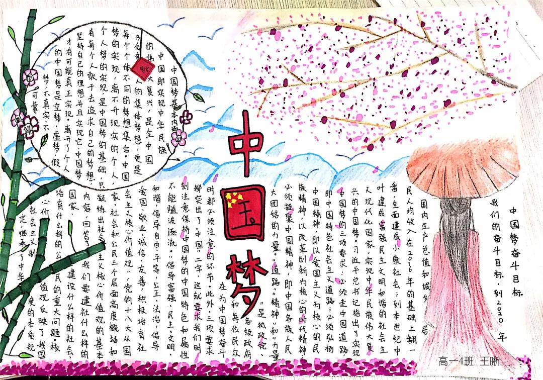 红领巾中国梦手抄报绘画-图3