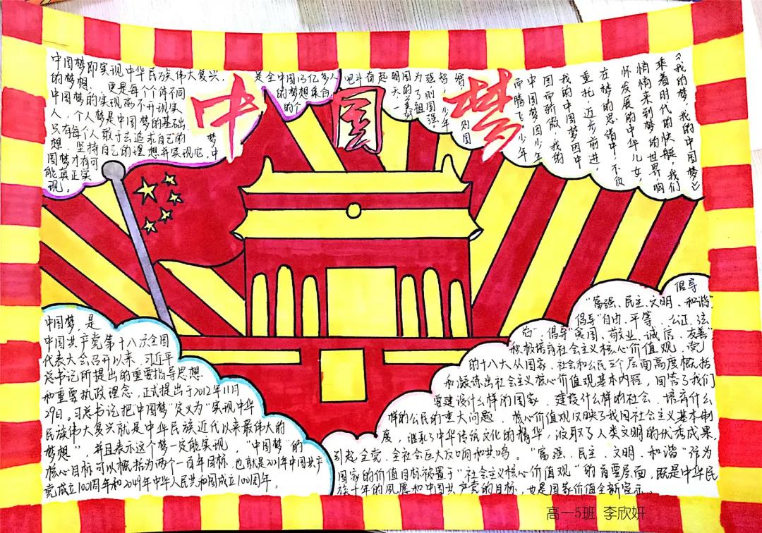 中国梦我的梦主题手抄报图片（5张）-图2
